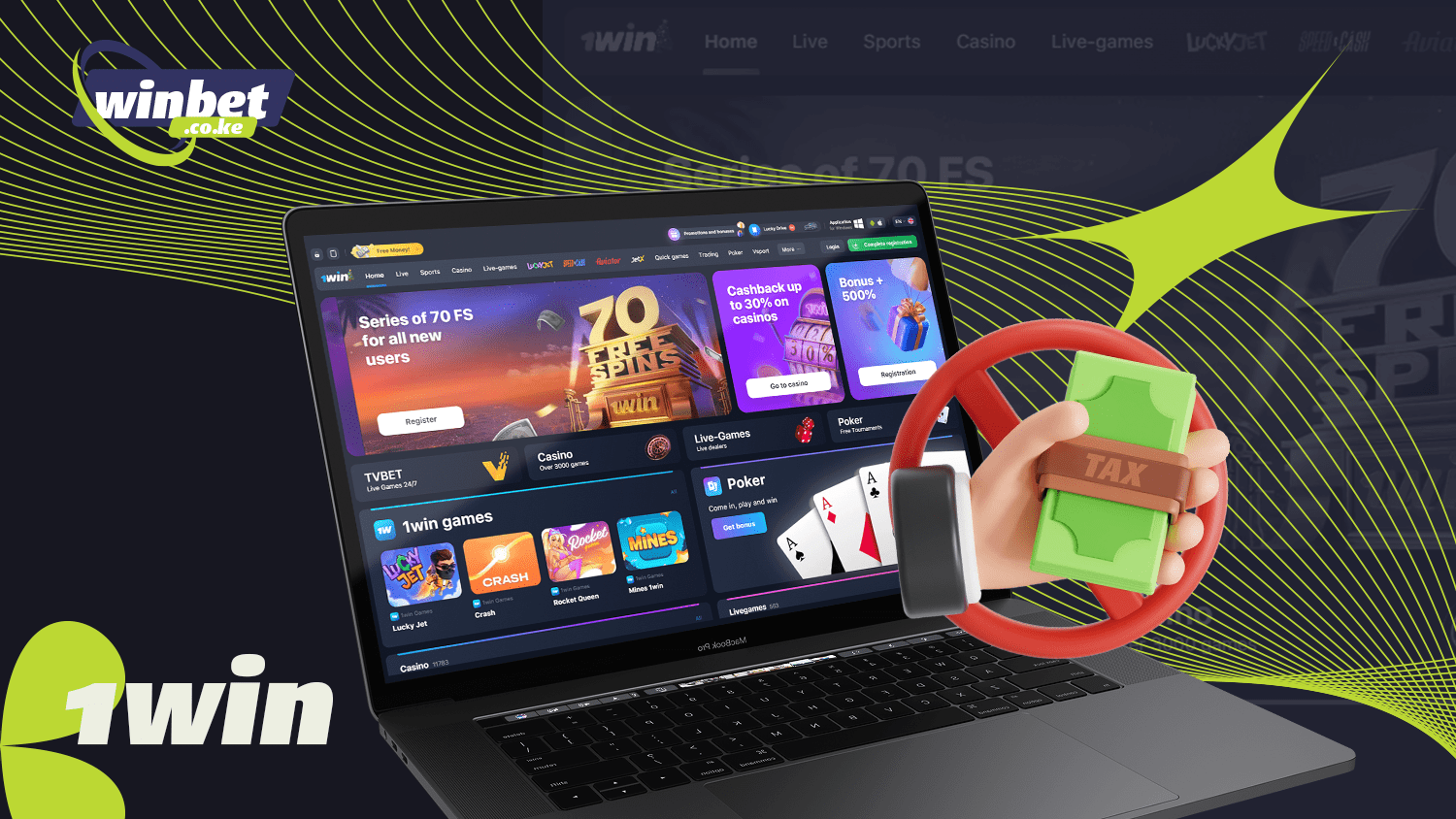 1win best tax free betting site