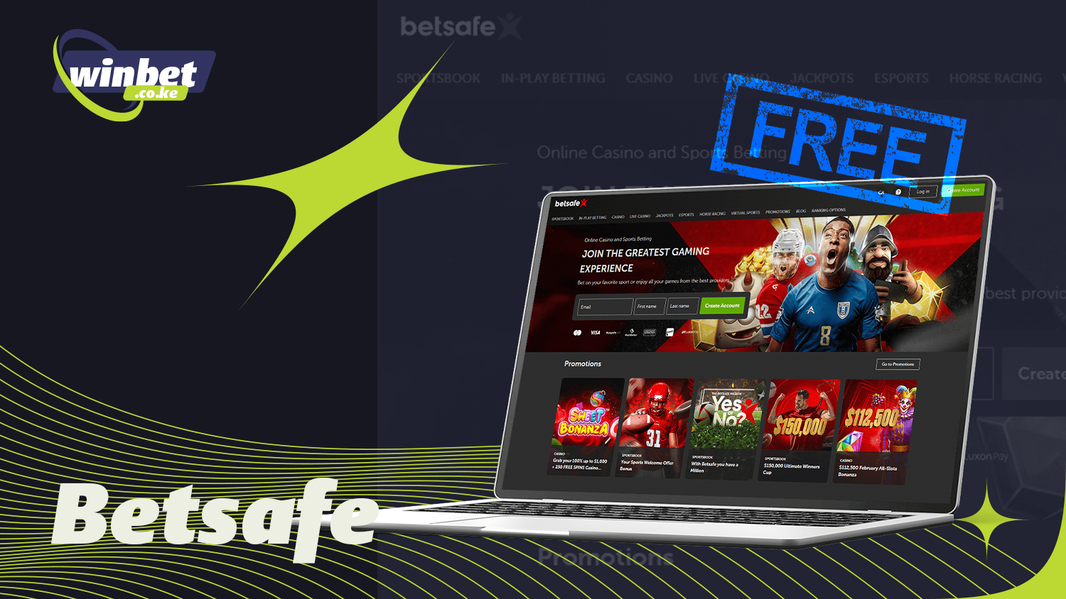Best bookmaker Betsafe for free bets