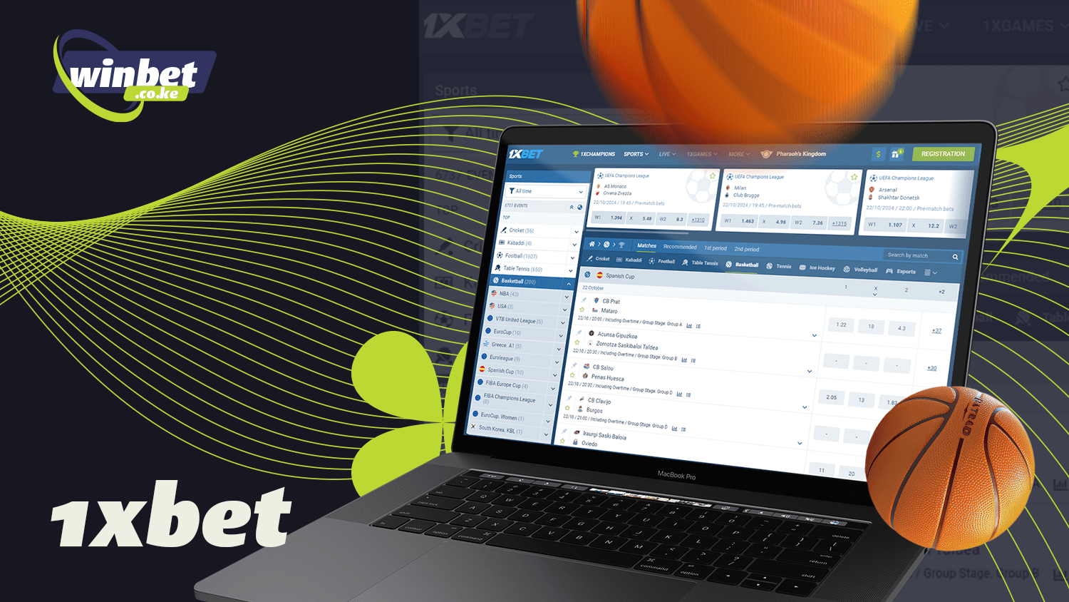 1xbet is a great bookmaker for Basketball betting