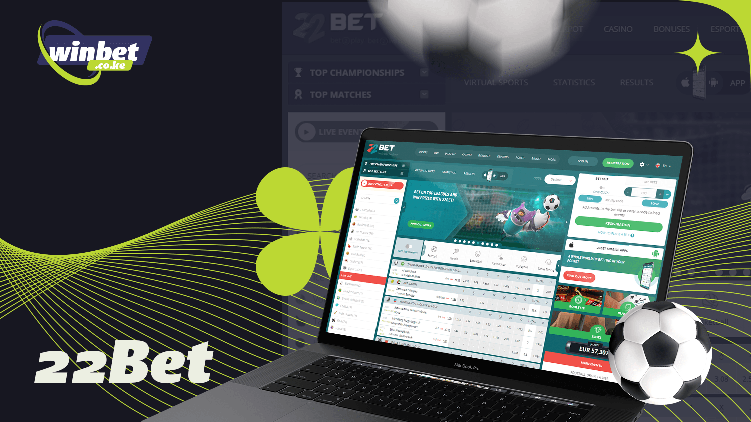 22bet is the best football betting site