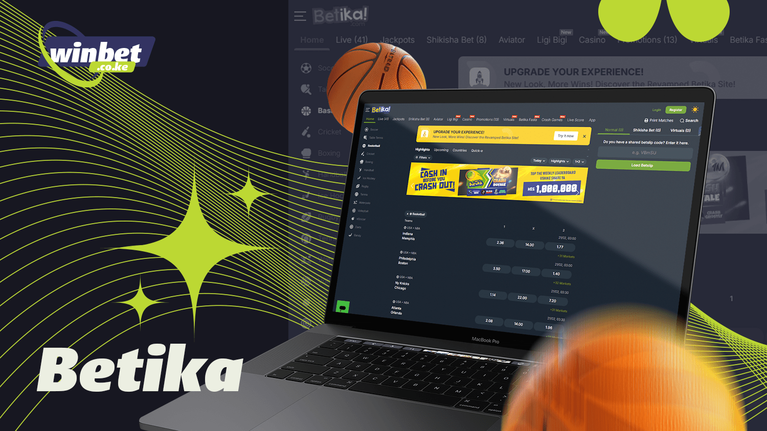 Betika is a great bookmaker for Basketball betting