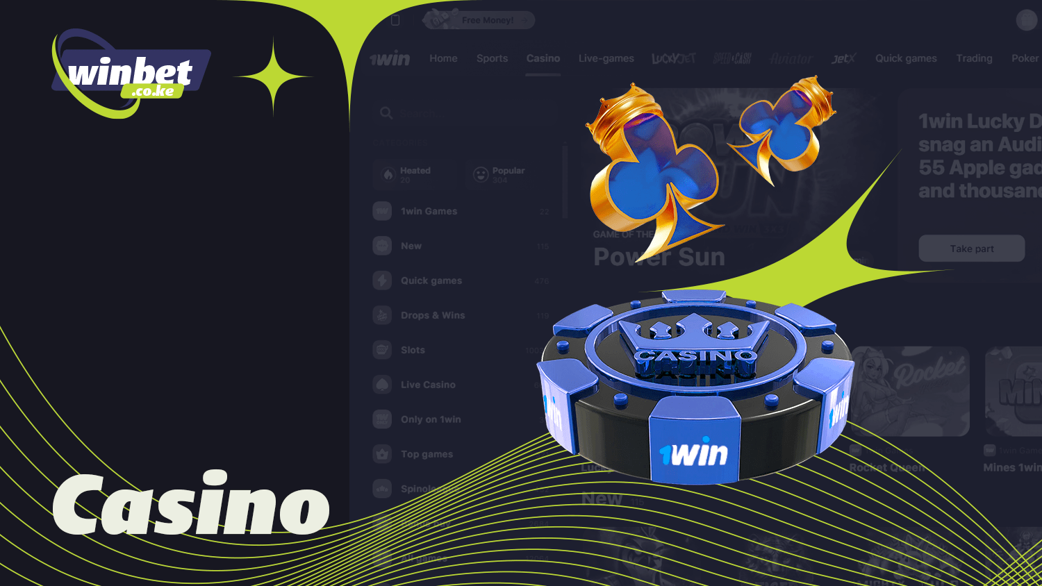 1win currently offers more than 5,000 games
