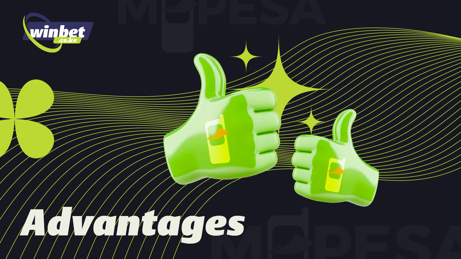 Advantages of Mpesa money Plot method