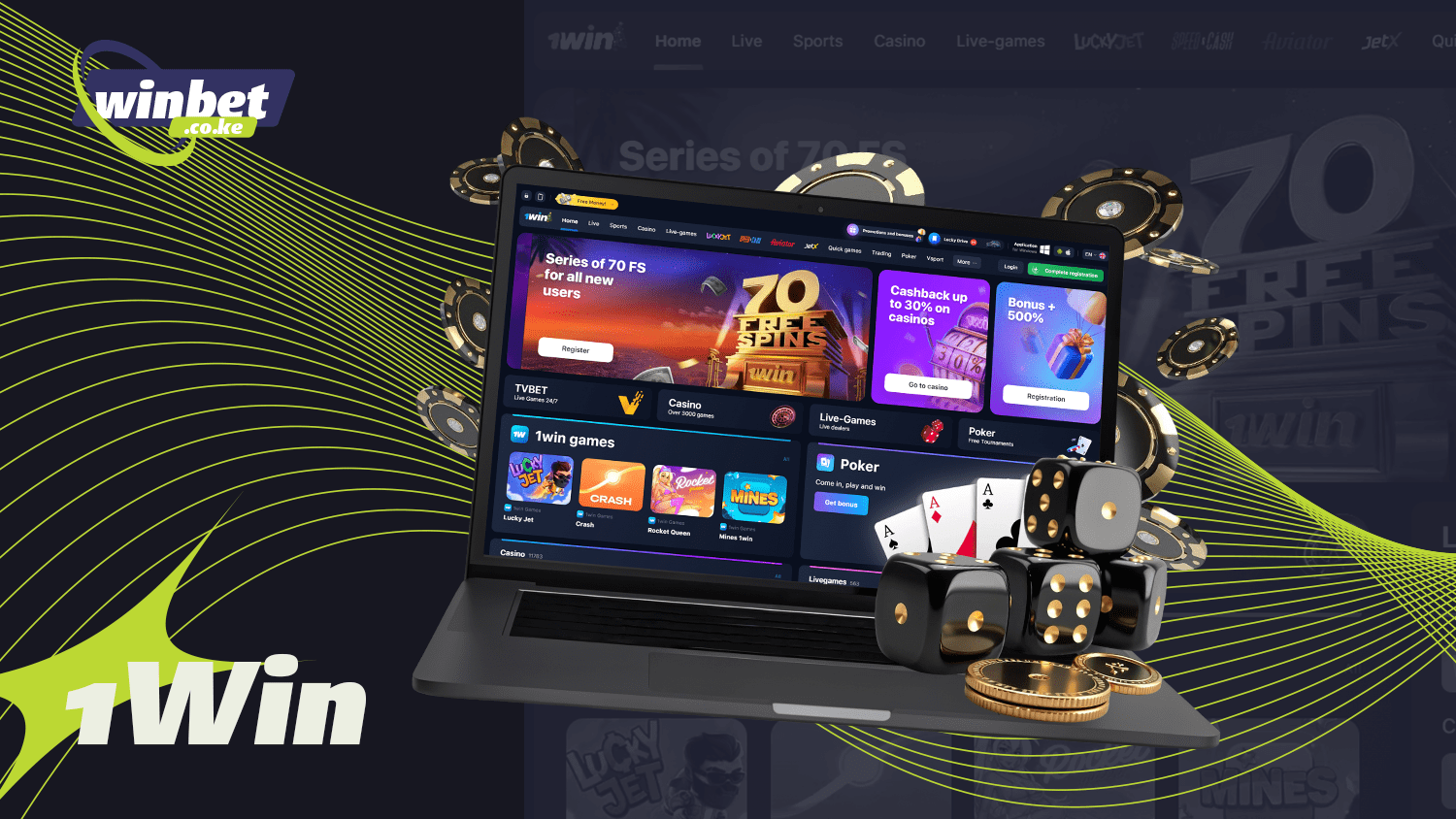 Of the best online casinos in Kenya is 1win