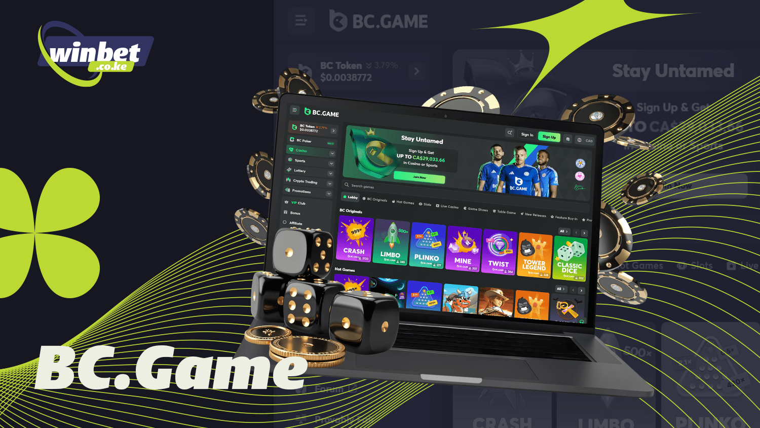 Of the best online casinos in Kenya is BC.Game