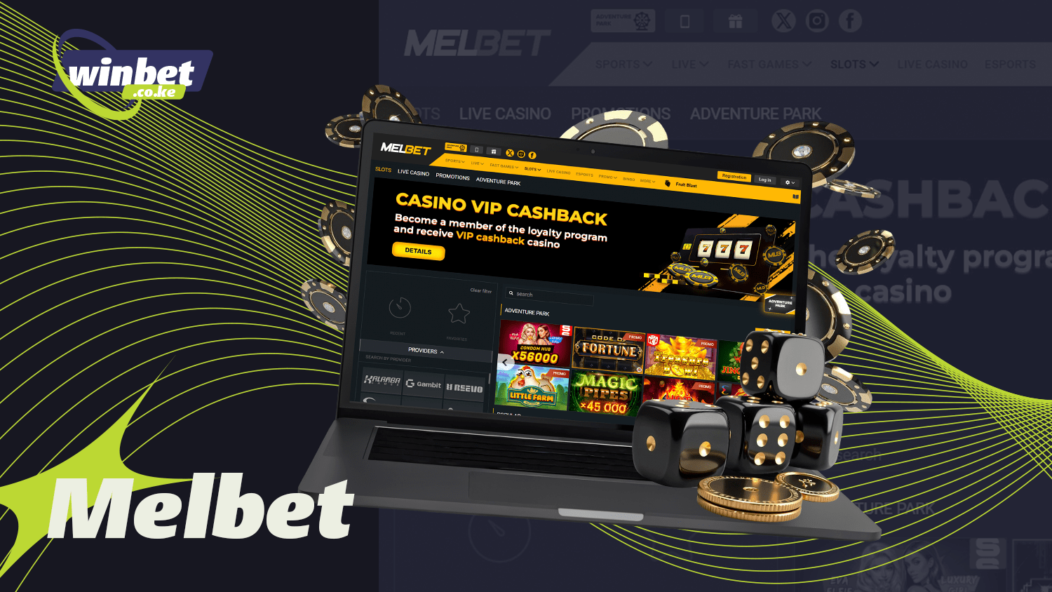 Of the best online casinos in Kenya is Melbet