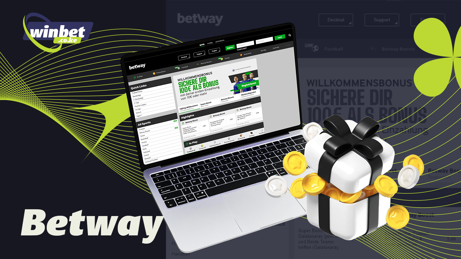 Betway bookmaker offers good bonuses