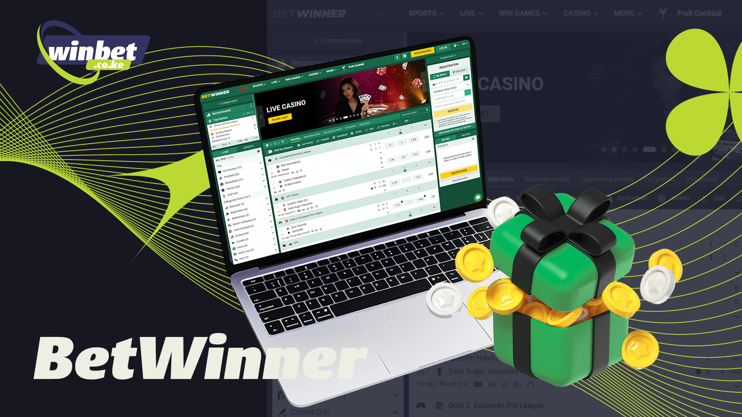 Betwinner bookmaker offers good bonuses