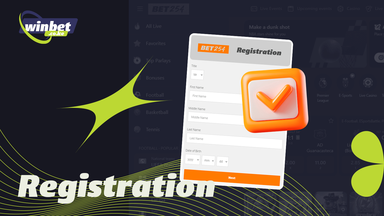 bet254 registration