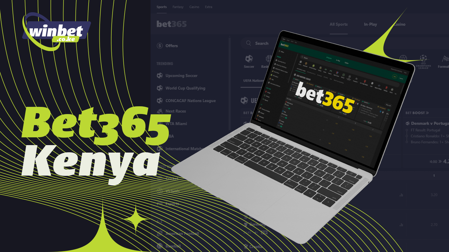 Bet365 Kenya is a great choice for sports betting