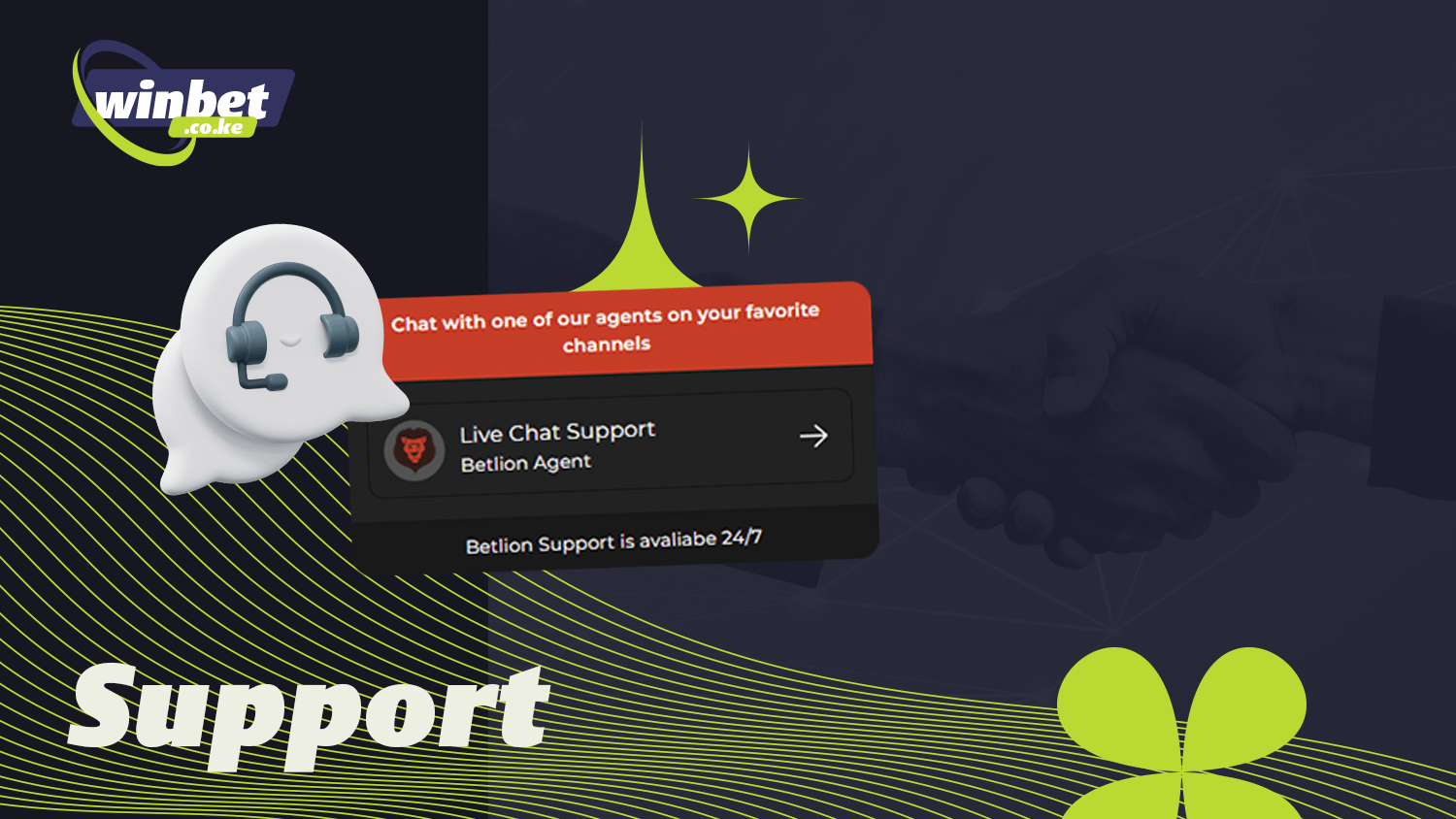 Players from Kenya at BetLion can receive support
