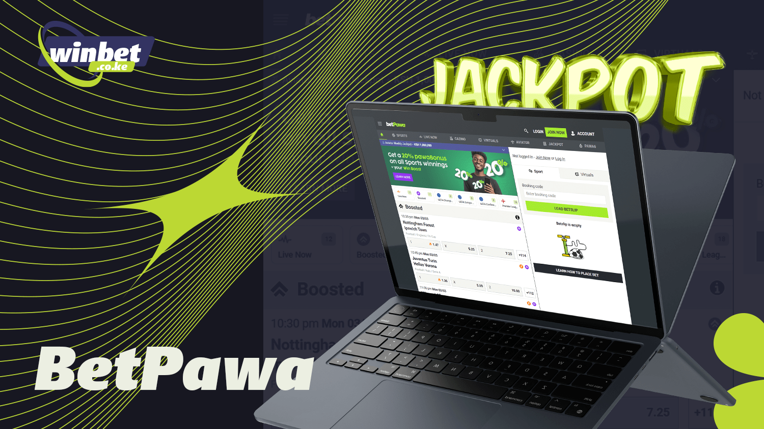 The best BetPawa jackpot site