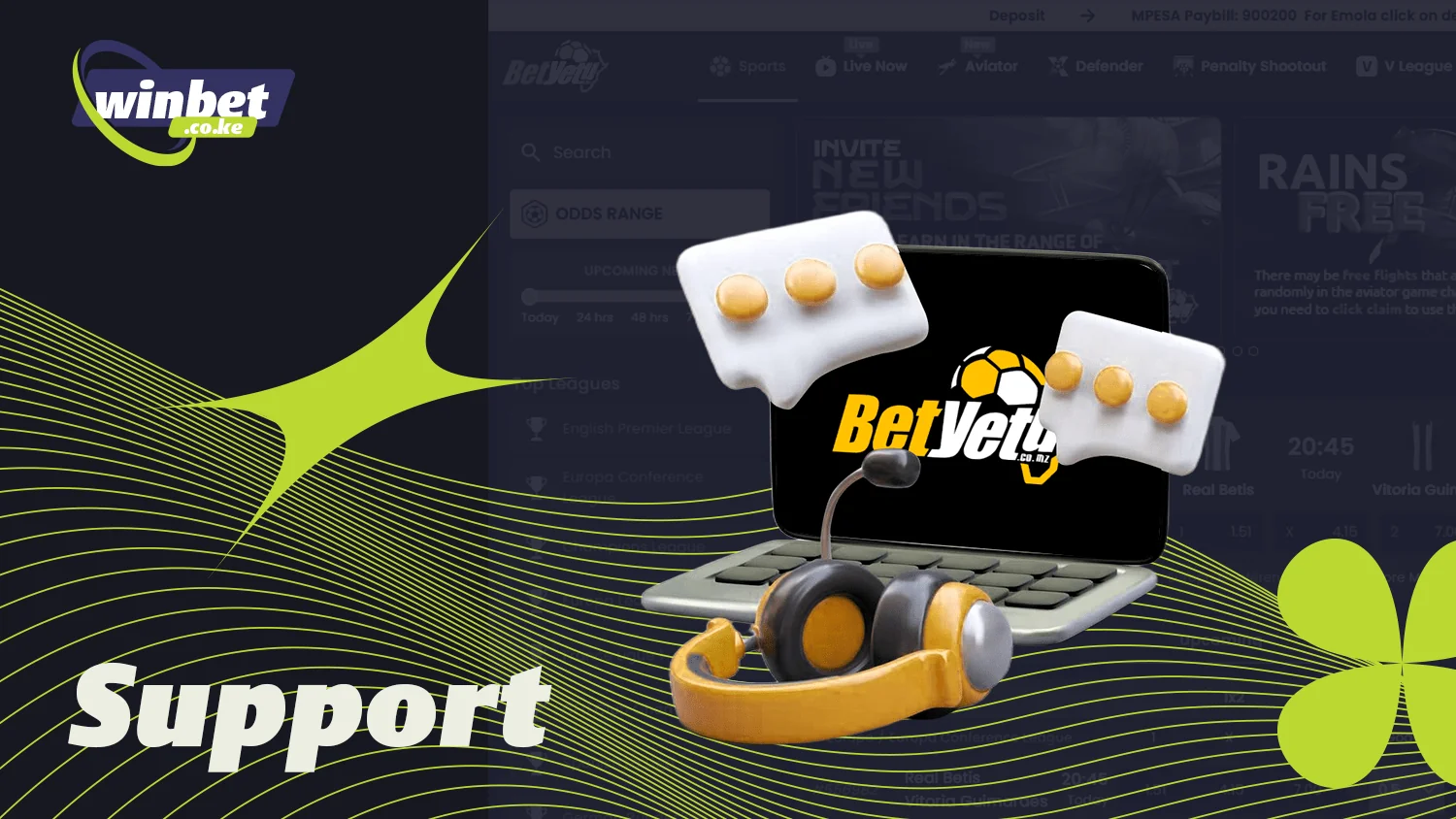 BetYetu Kenya has a customer support team