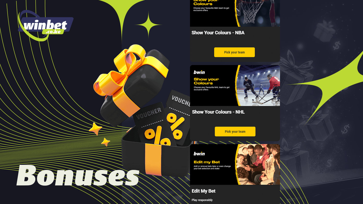 Bwin offers bonuses for its players