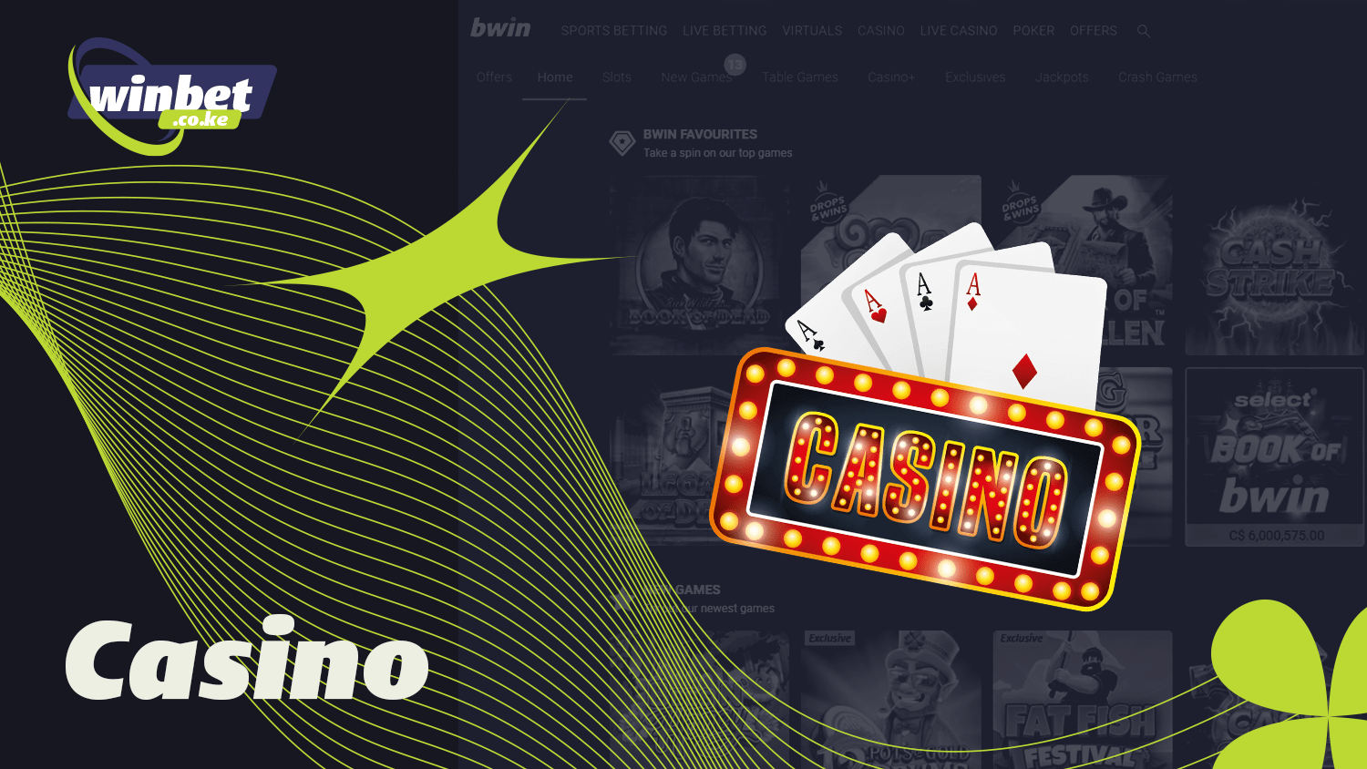 Bwin has a large collection of gambling games
