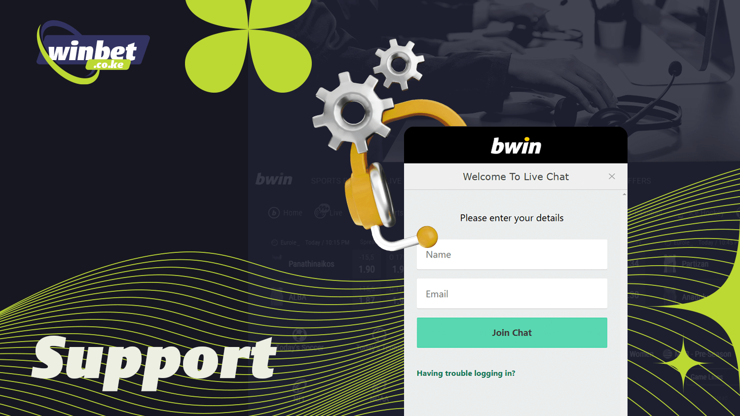 Bwin support team helps at any time