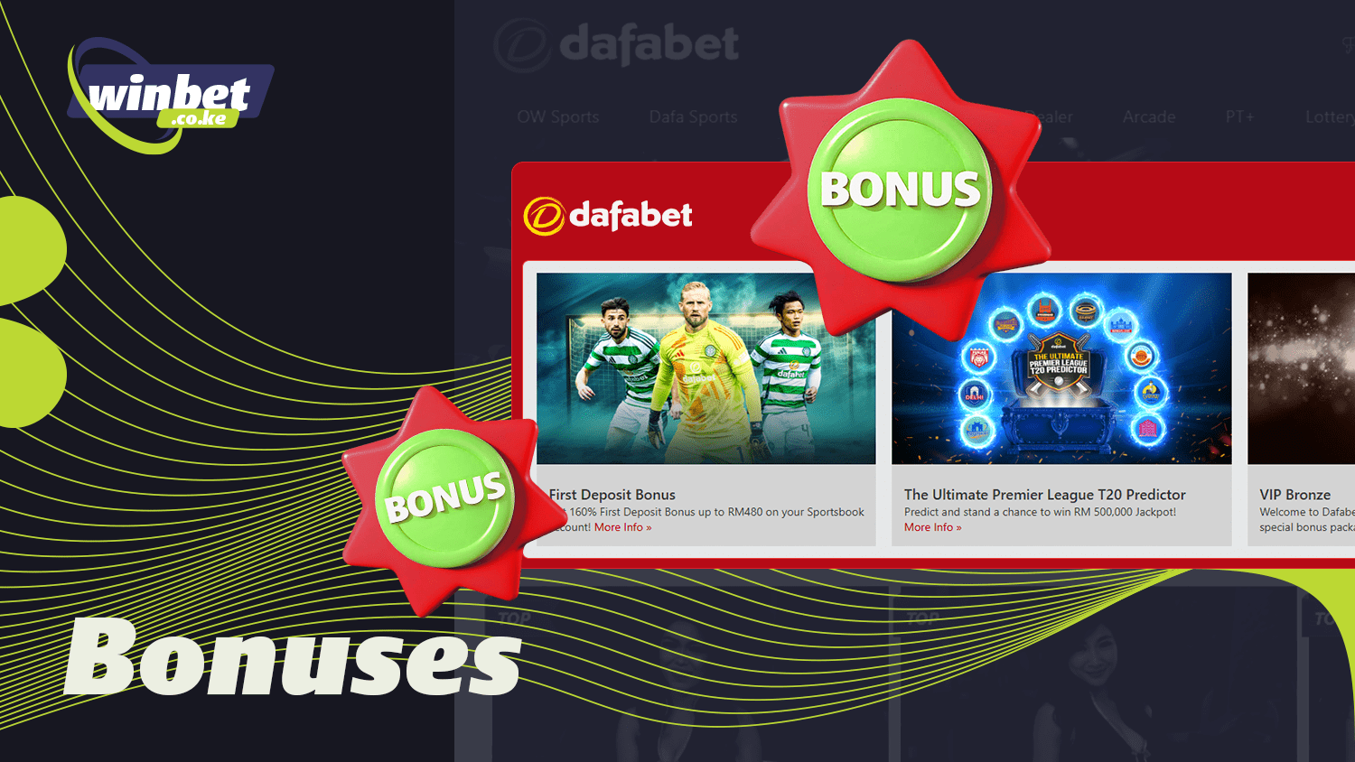 Dafabet pleases players with various bonuses