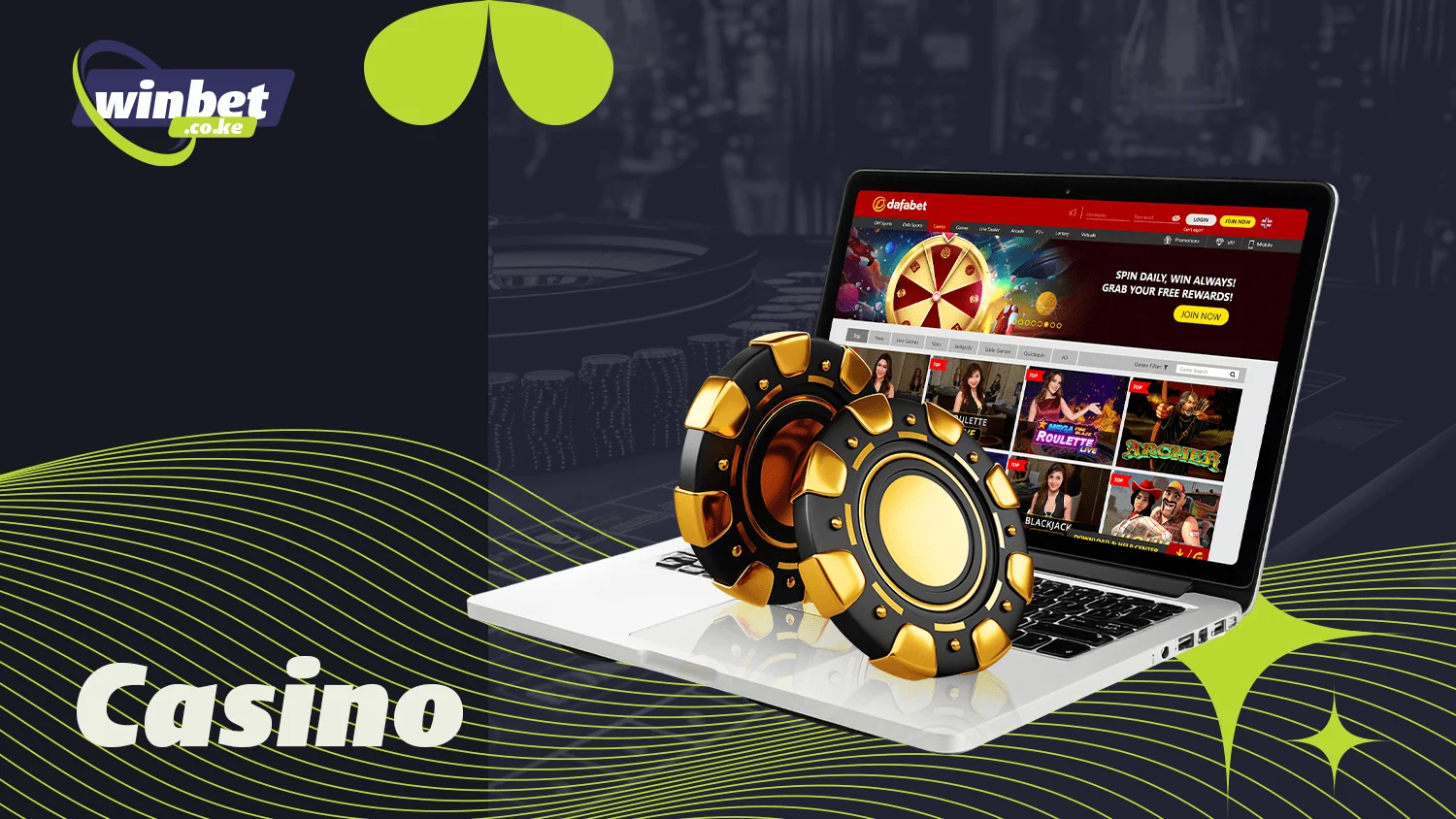 Dafabet Casino offers a selection of gambling games