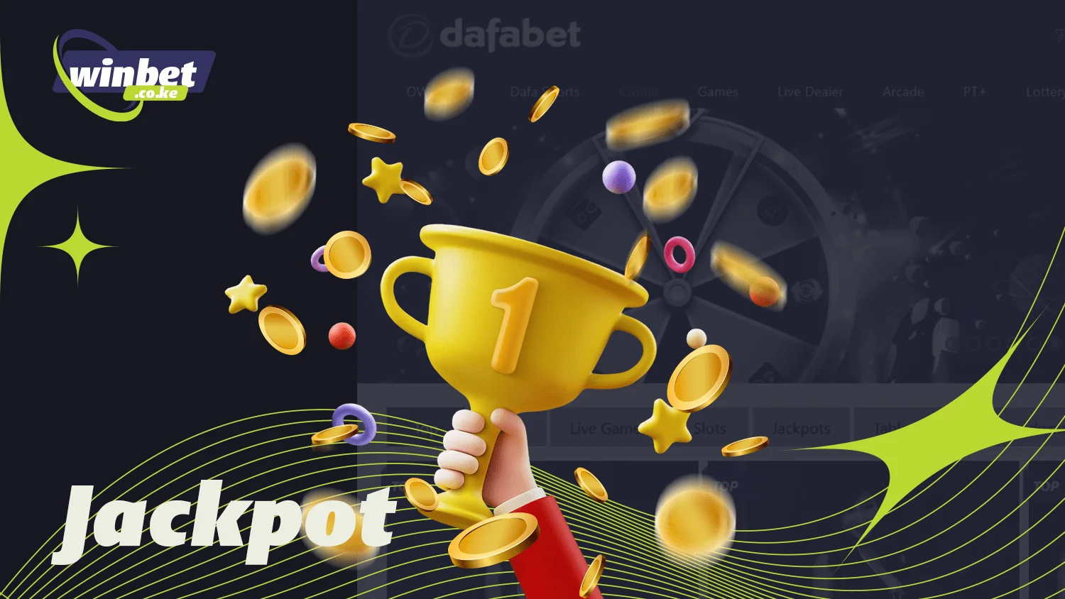 You can hit the mega jackpot at Dafabet Kenya