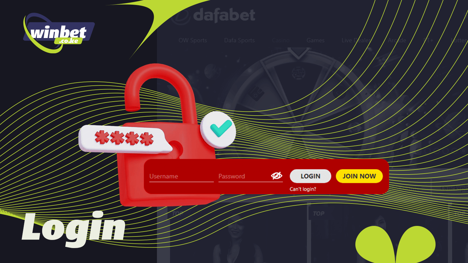 Before betting you need to log in to your Dafabet account
