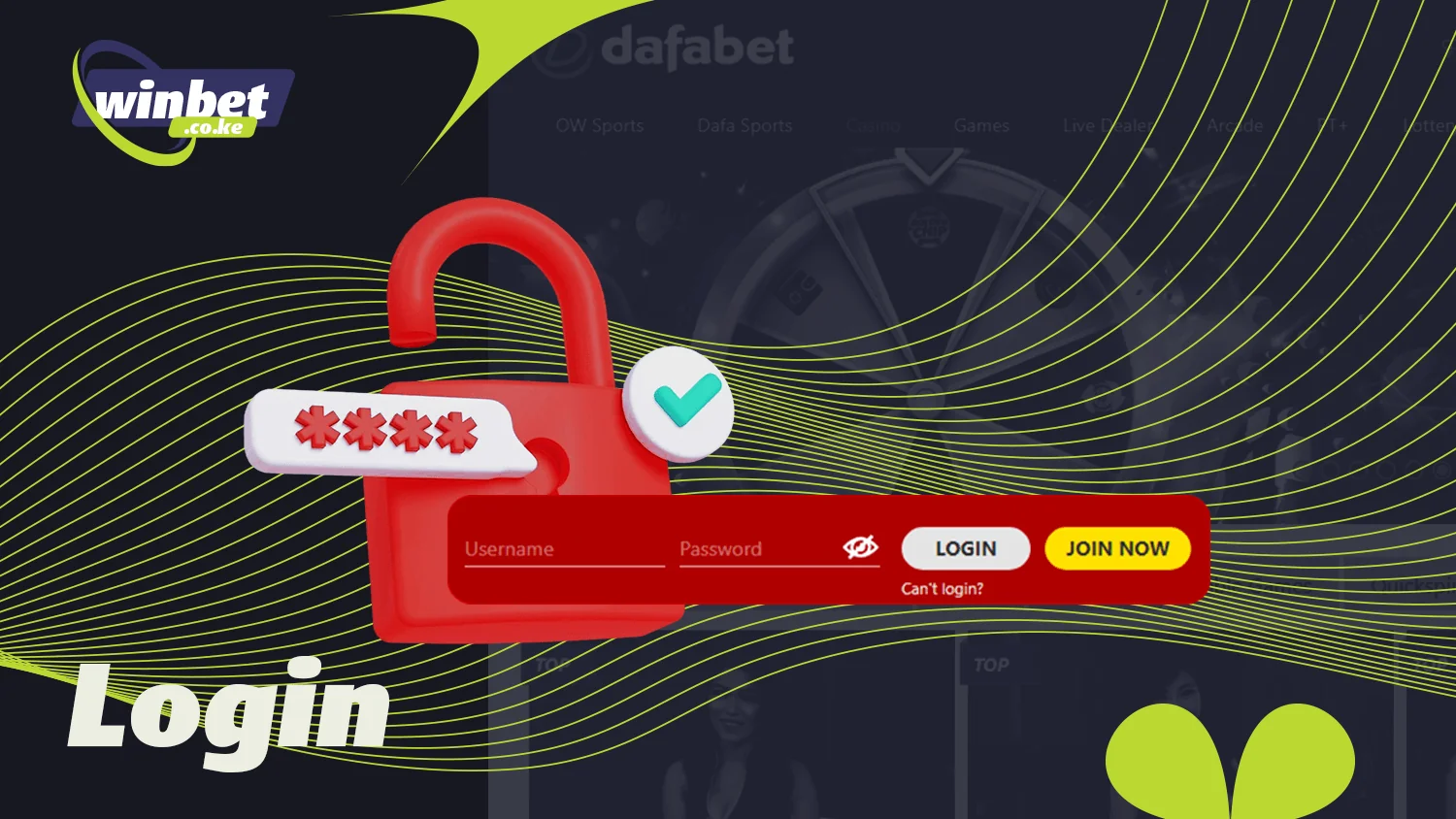Before betting you need to log in to your Dafabet account