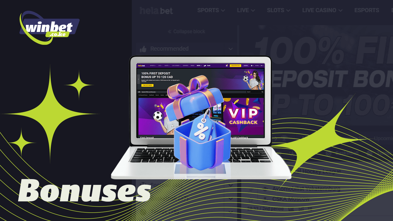 Helabet pleases players with various bonuses