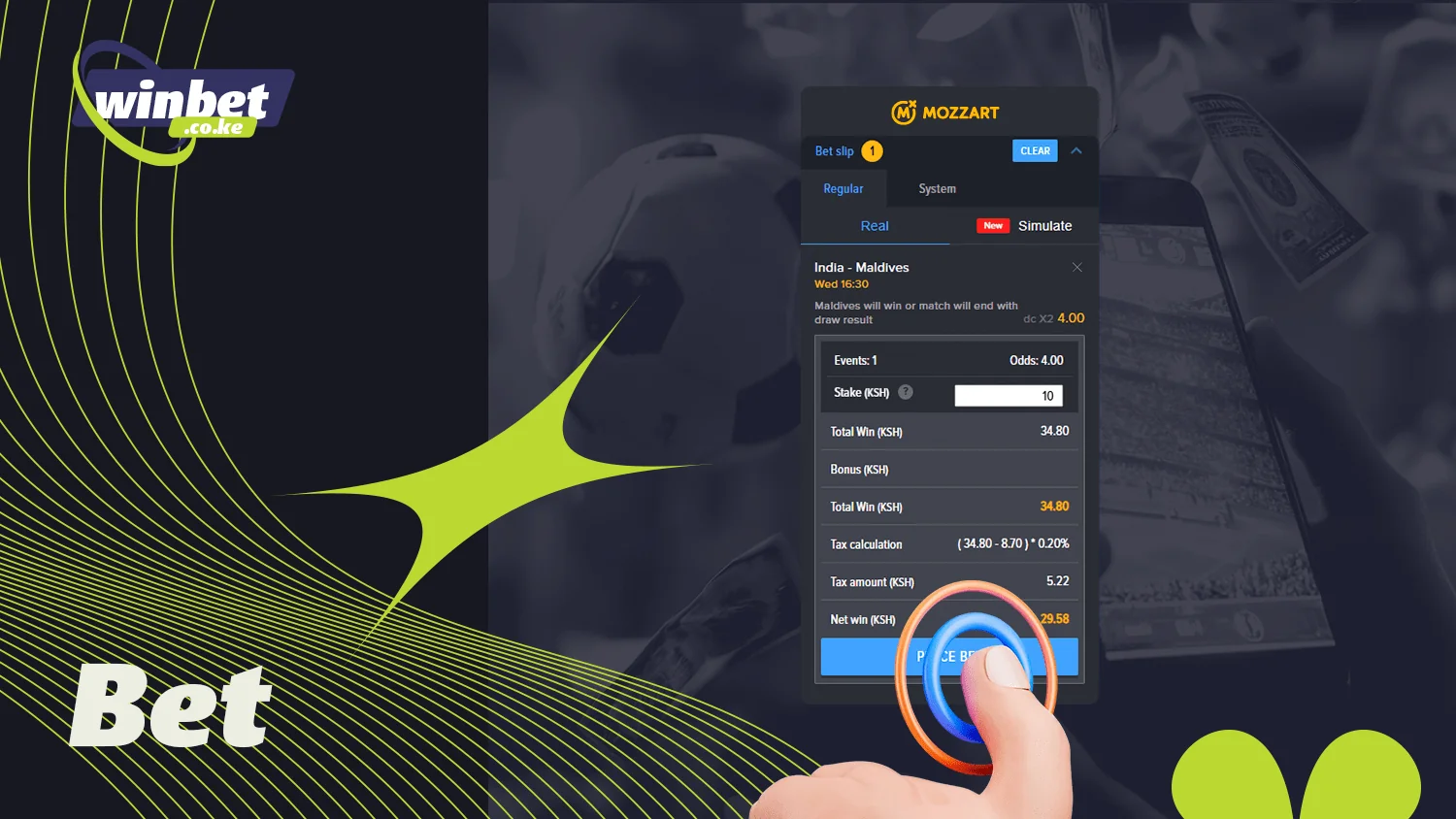 Make a sports bet in a couple of steps at Mozzartbet