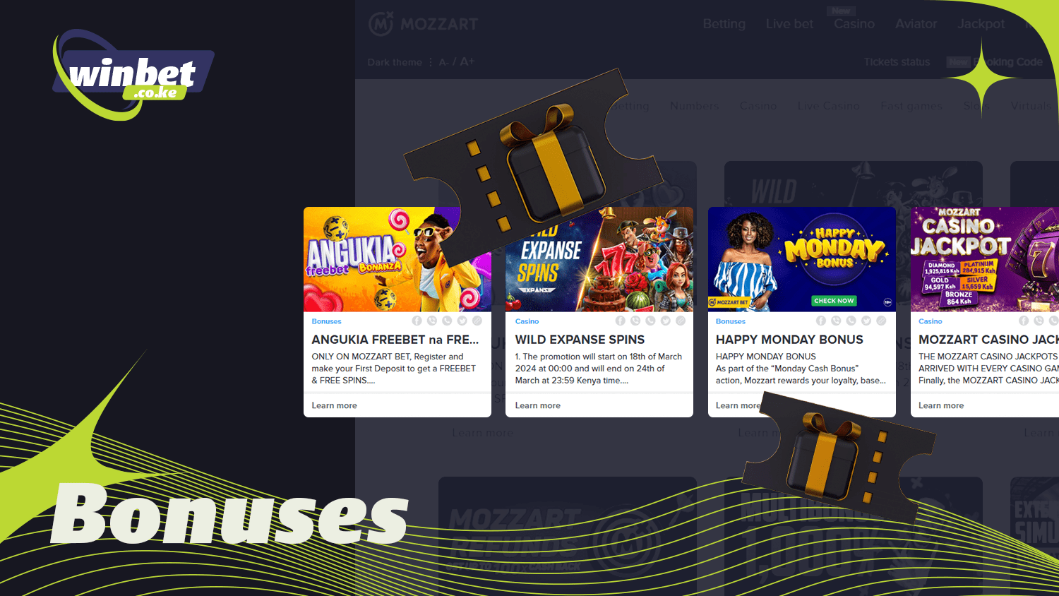 Mozzartbet offers bonuses for its players