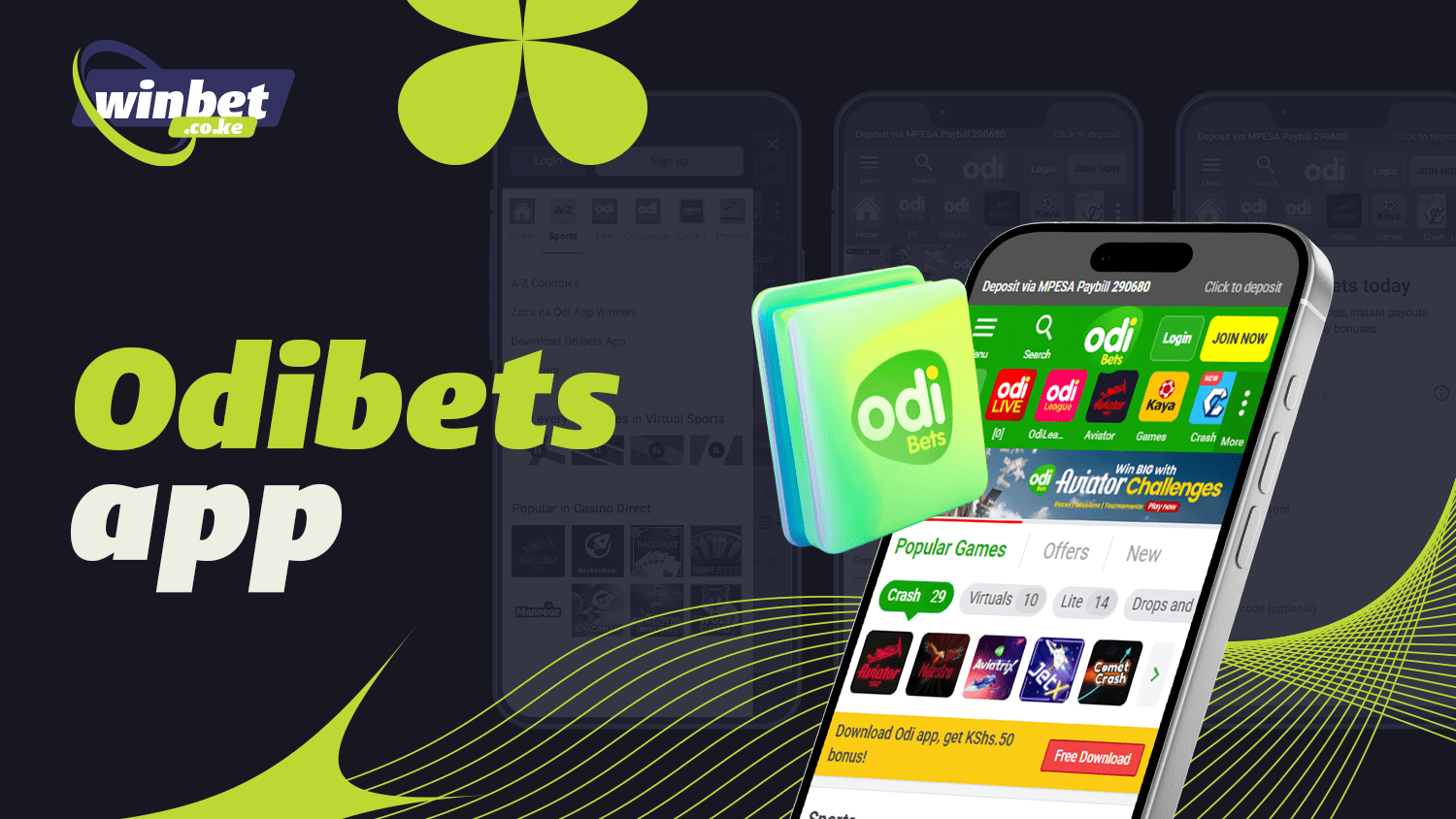 Odibets app is suitable for sports betting in Kenya