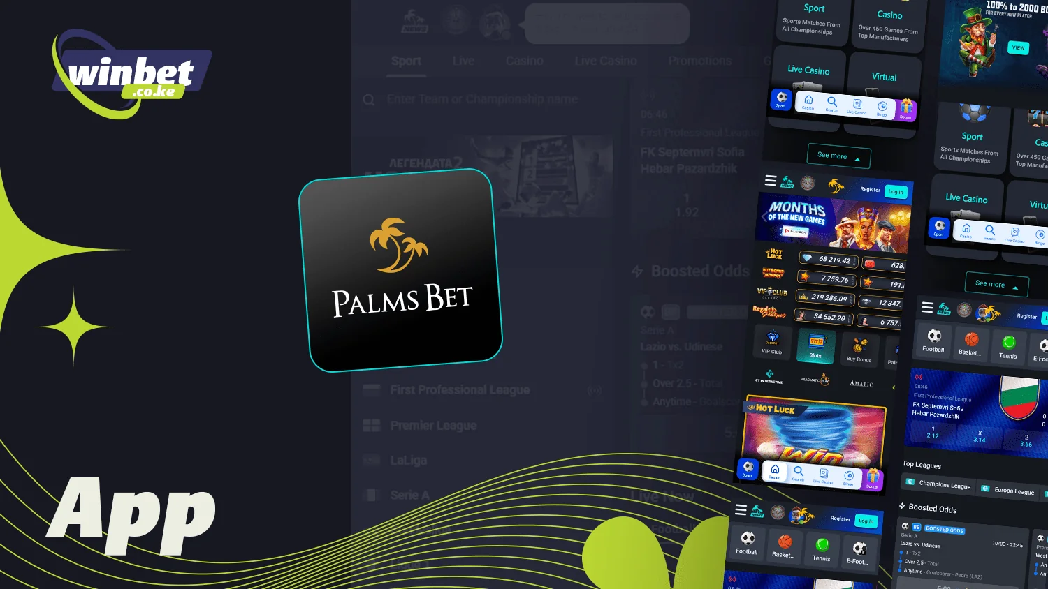 PalmsBet Kenya has a user-friendly mobile app