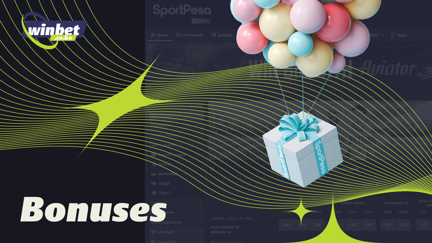 Bonuses or promo codes can sometimes go into SportPesa