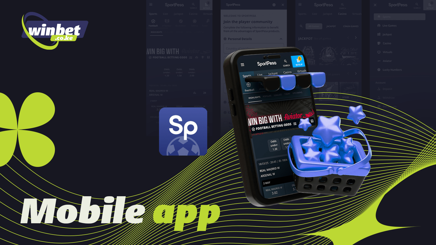 Thanks to the SportPesa app you can make sports bets