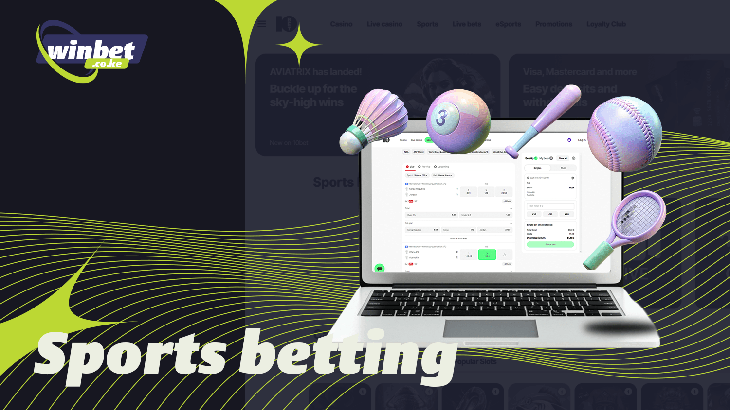 Betting on sports is easy on the 10bet website
