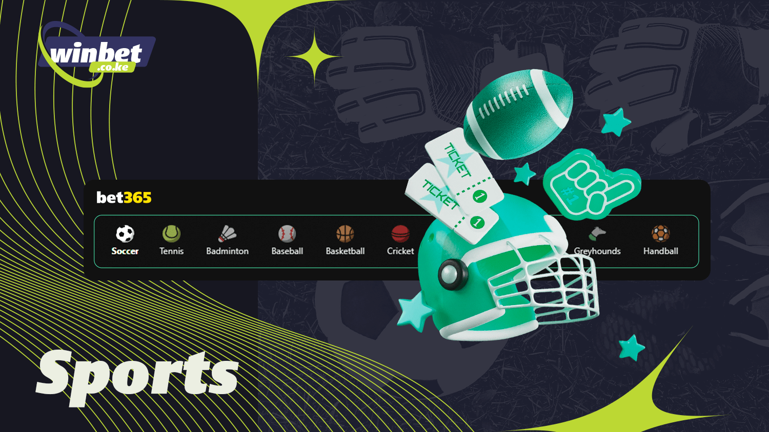 Bet365 has everything for betting on sports matches