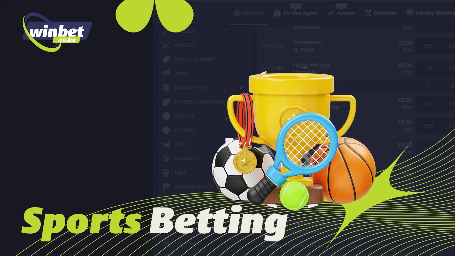 There are many events available for betting on the BetYetu website