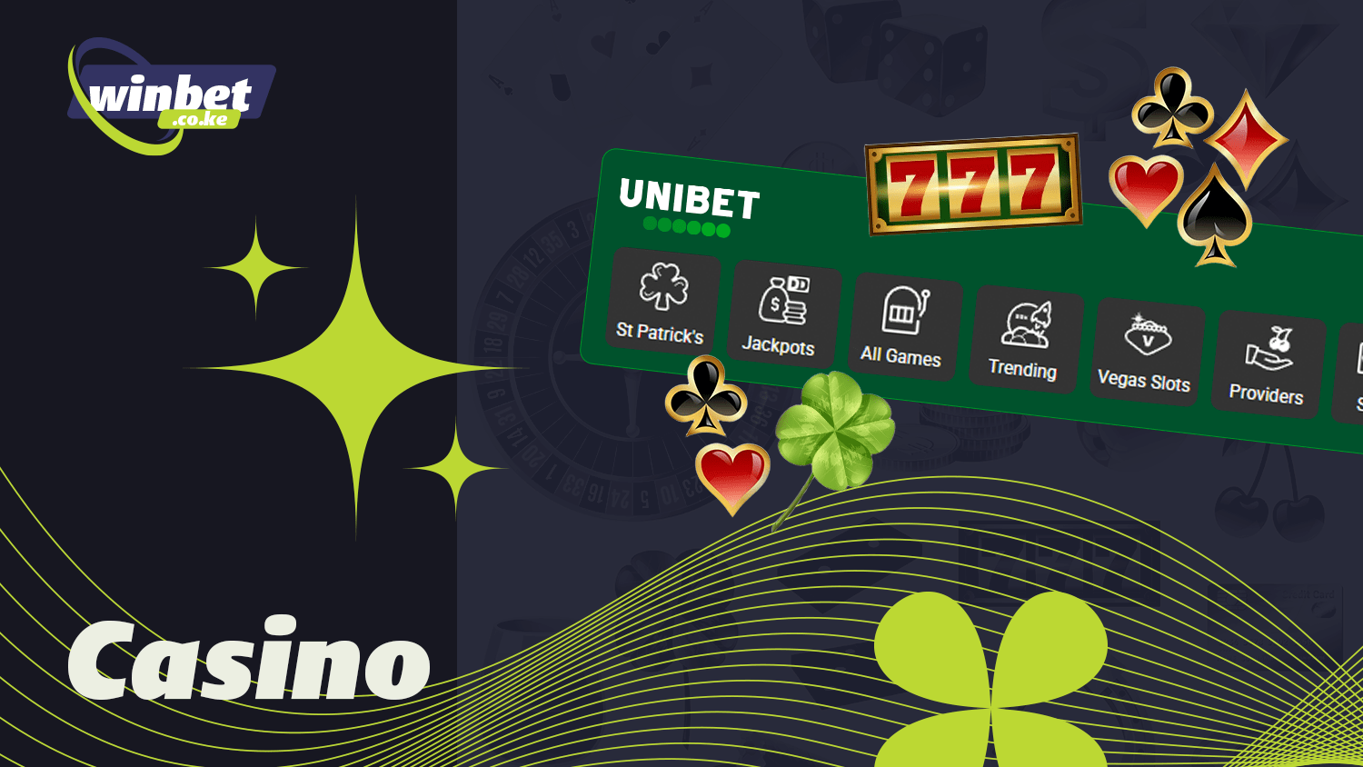Unibet has a large collection of gambling games