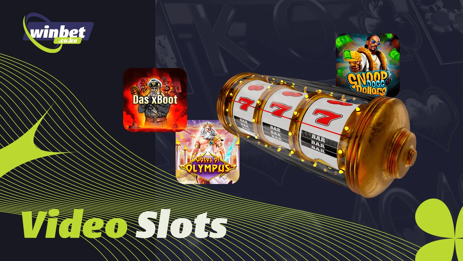 You can play Video Slots in the casino