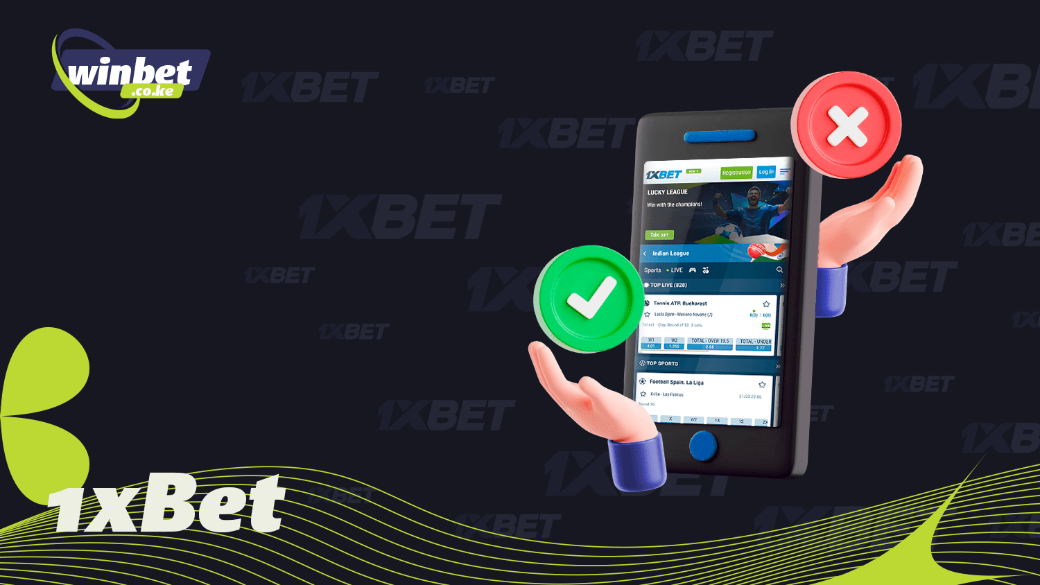 The best 1xBet app in Kenya has its own advantages