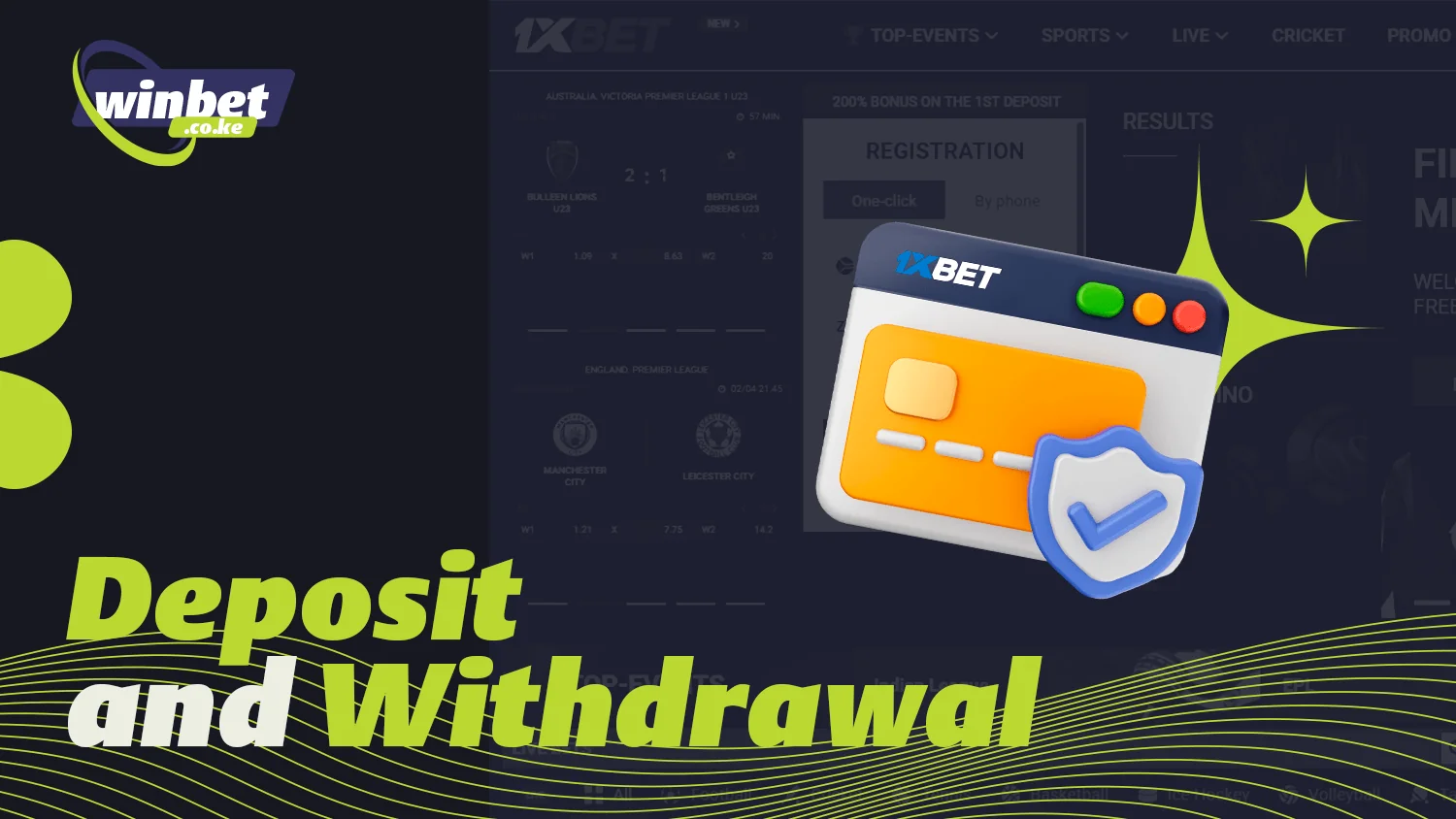 At 1xBet you can deposit and withdraw your funds