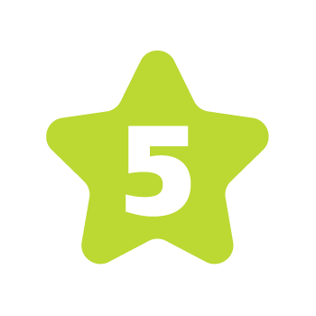 5 step icon