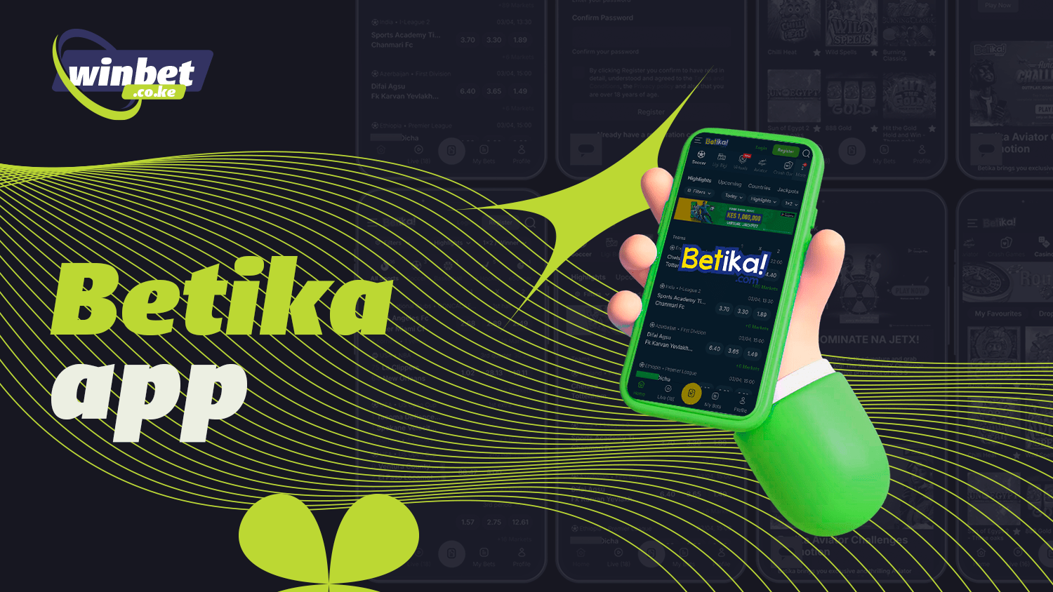 Betika app is suitable for sports betting in Kenya