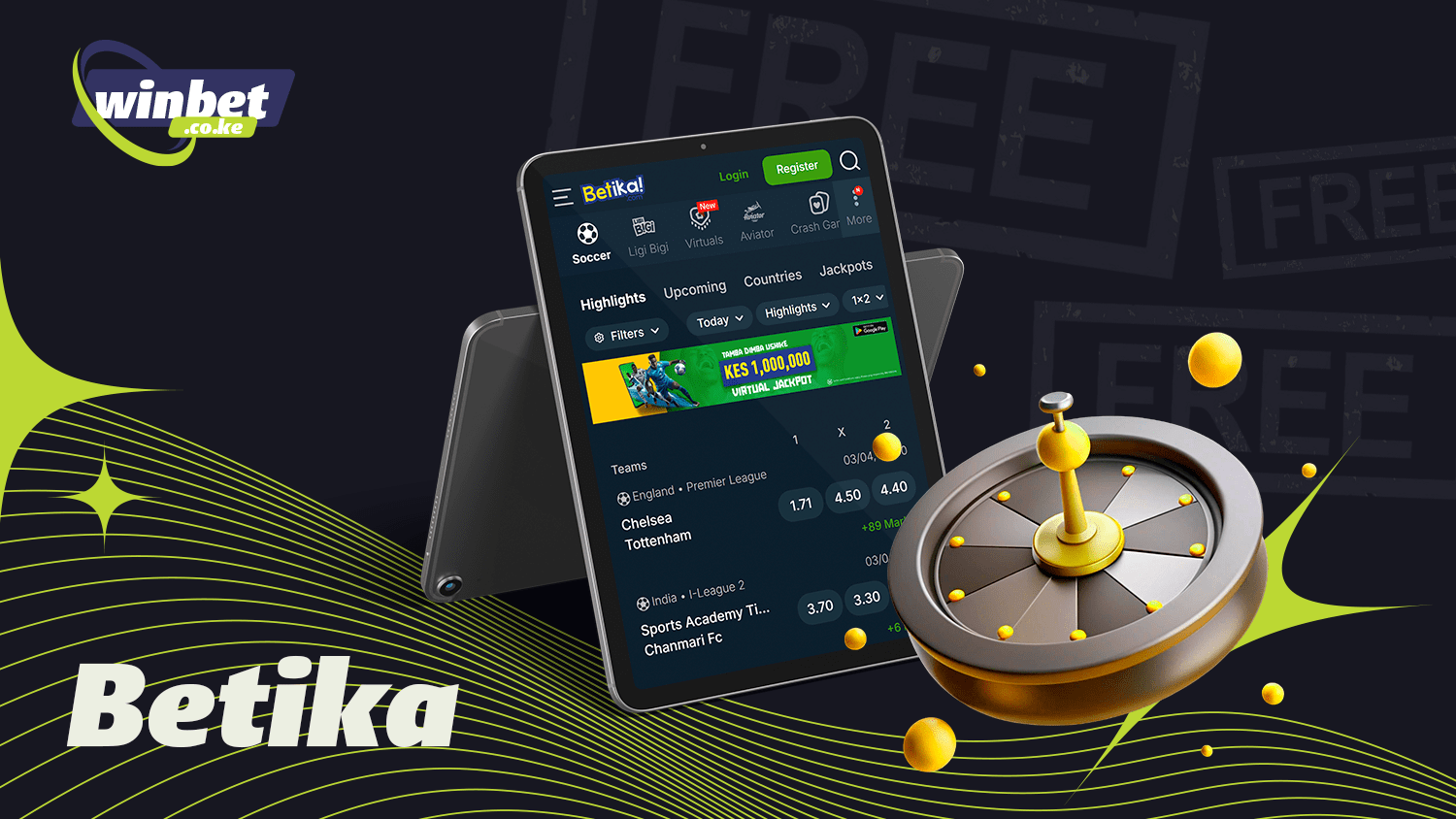 Betika is the best online casino with free spins