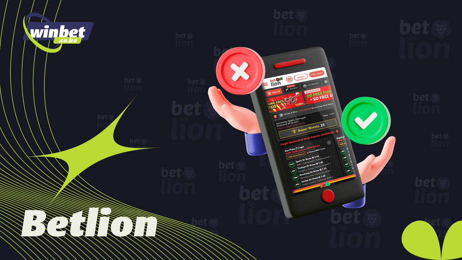 Check out the pros of the Betlion app in Kenya