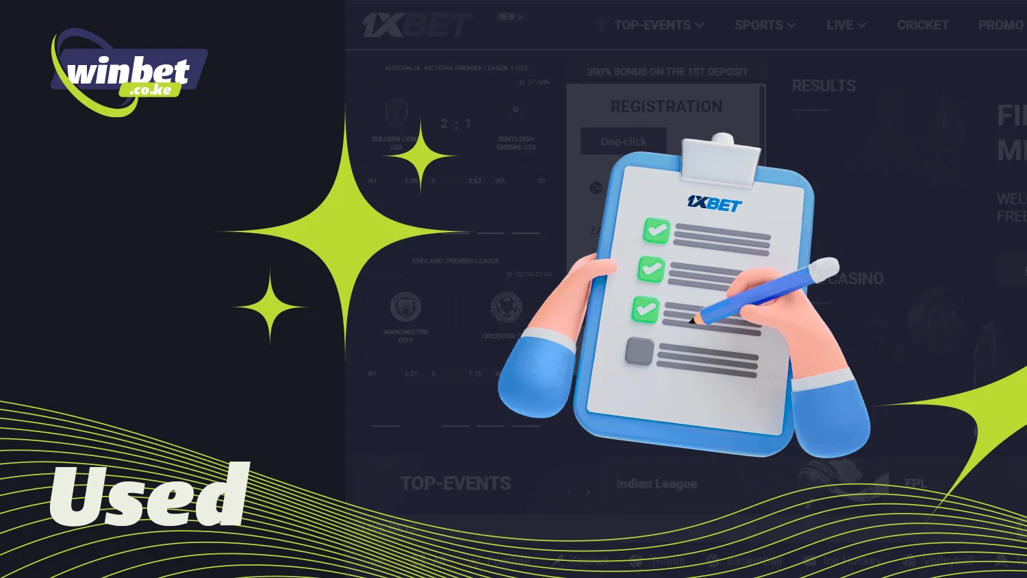 Using 1xBet in Kenya is very easy and straightforward