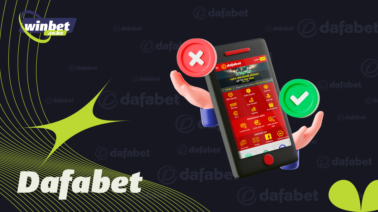 Check out the pros of the Dafabet app in Kenya