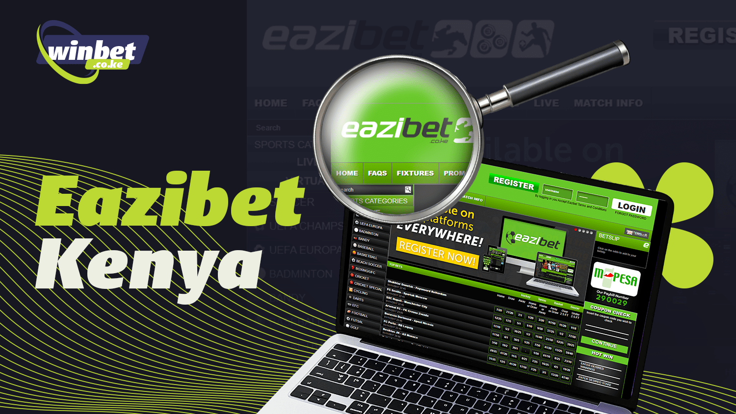 Eazibet provides a full range of betting services