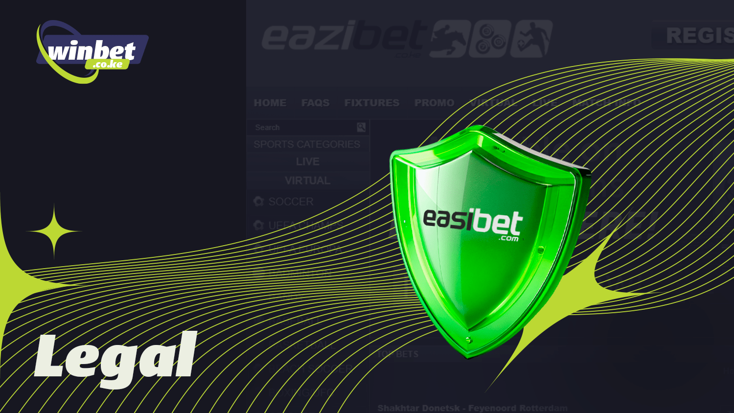 Eazibet is licensed and guarantees a fair gaming environment
