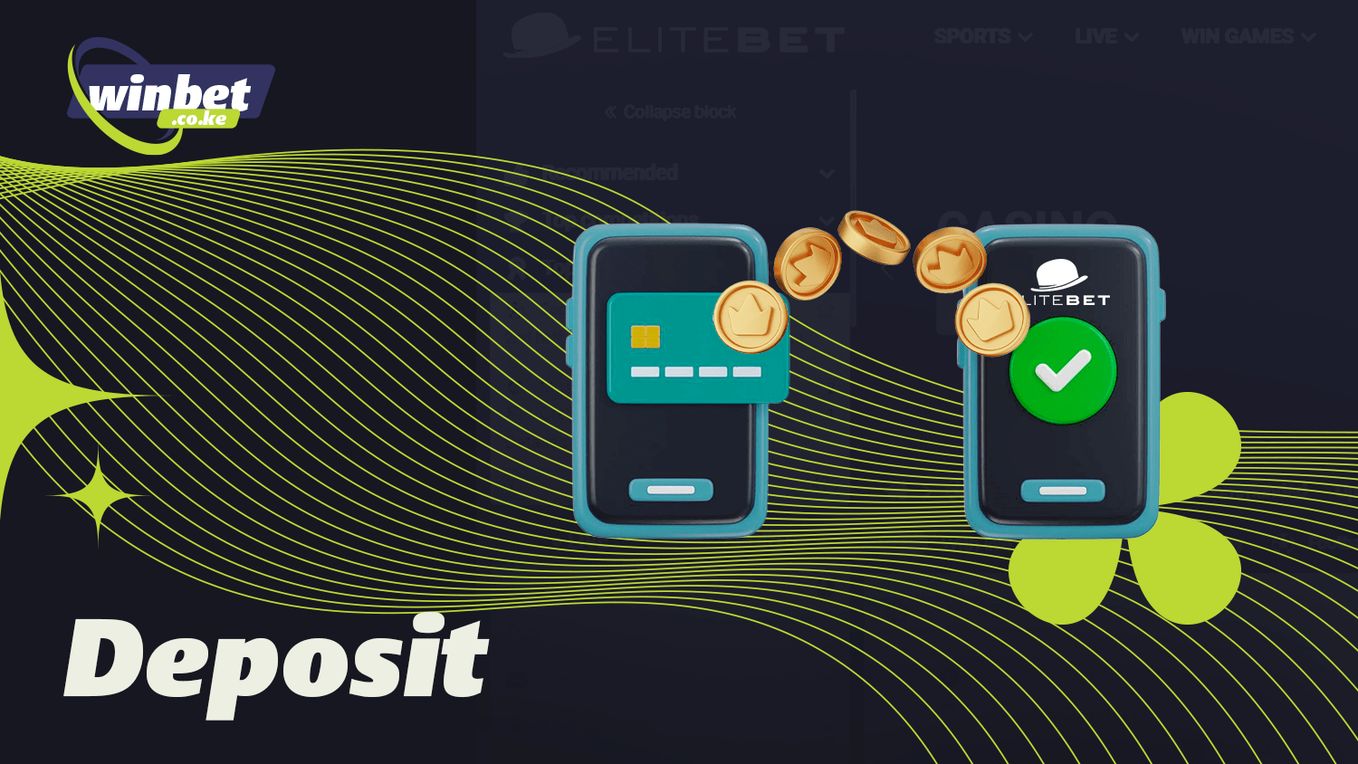 By following some steps it is possible to replenish Elitebet account