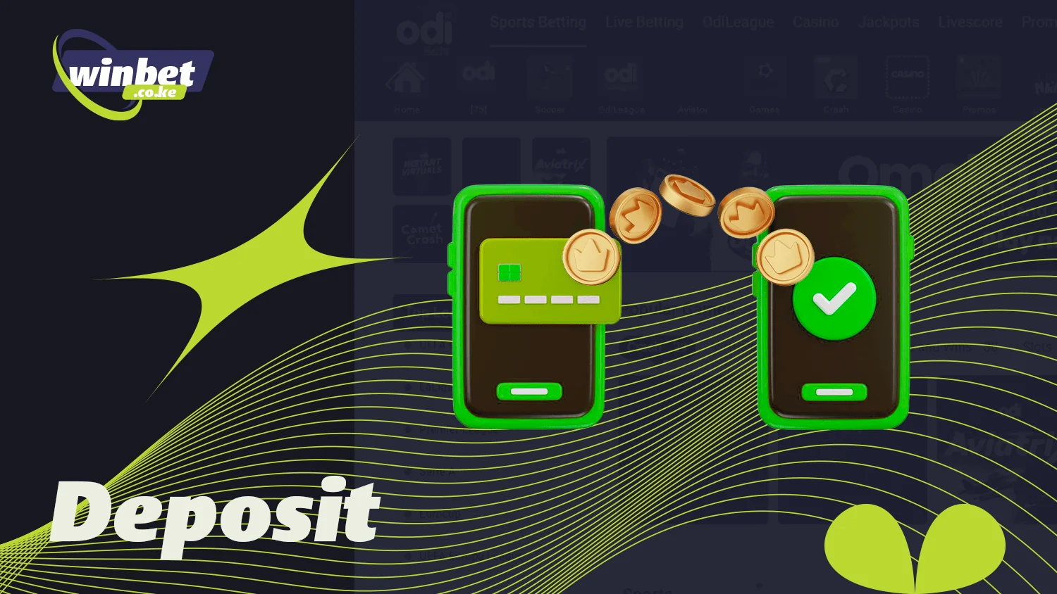 Quickly and easily top up your balance at Odibets Kenya