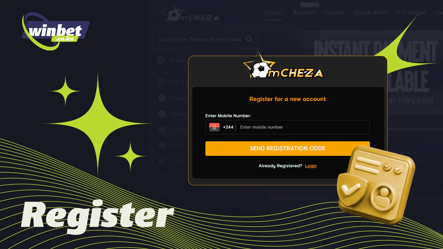 Any player can register in mCHEZA